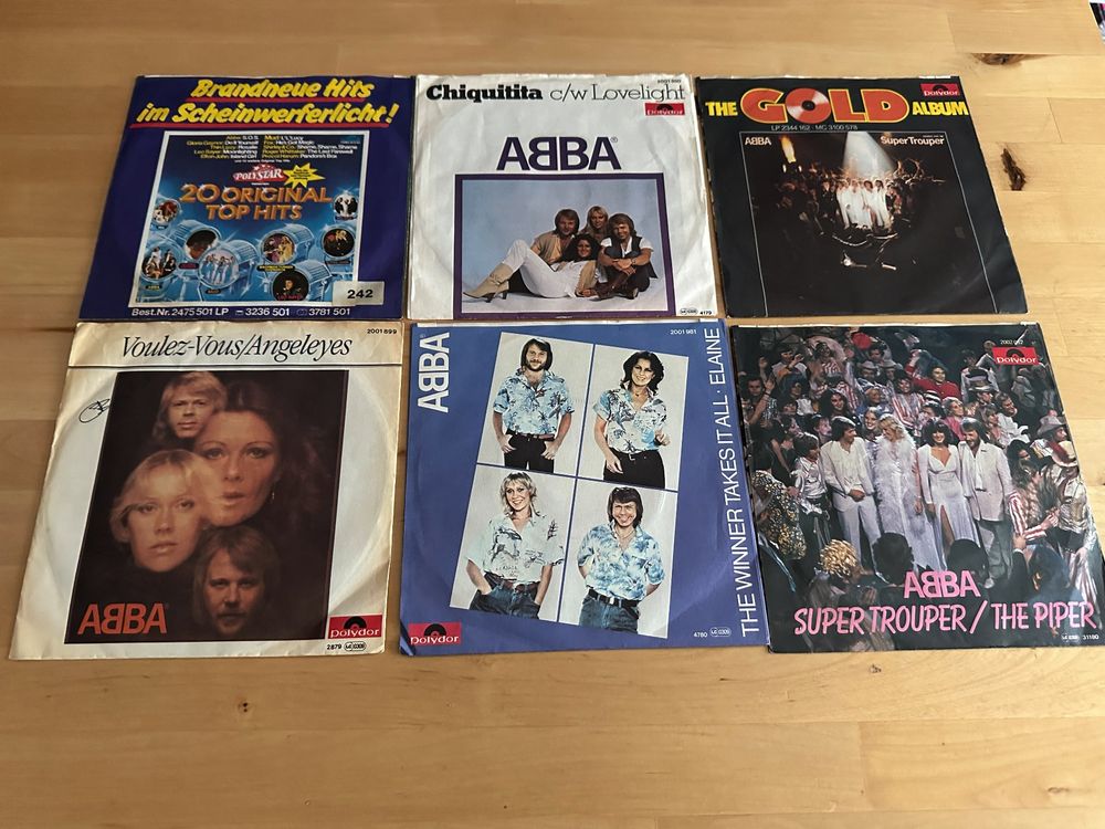ABBA rare Singles 1975-1980 rare Pressungen Top Hit Kult (Gebraucht) in ...