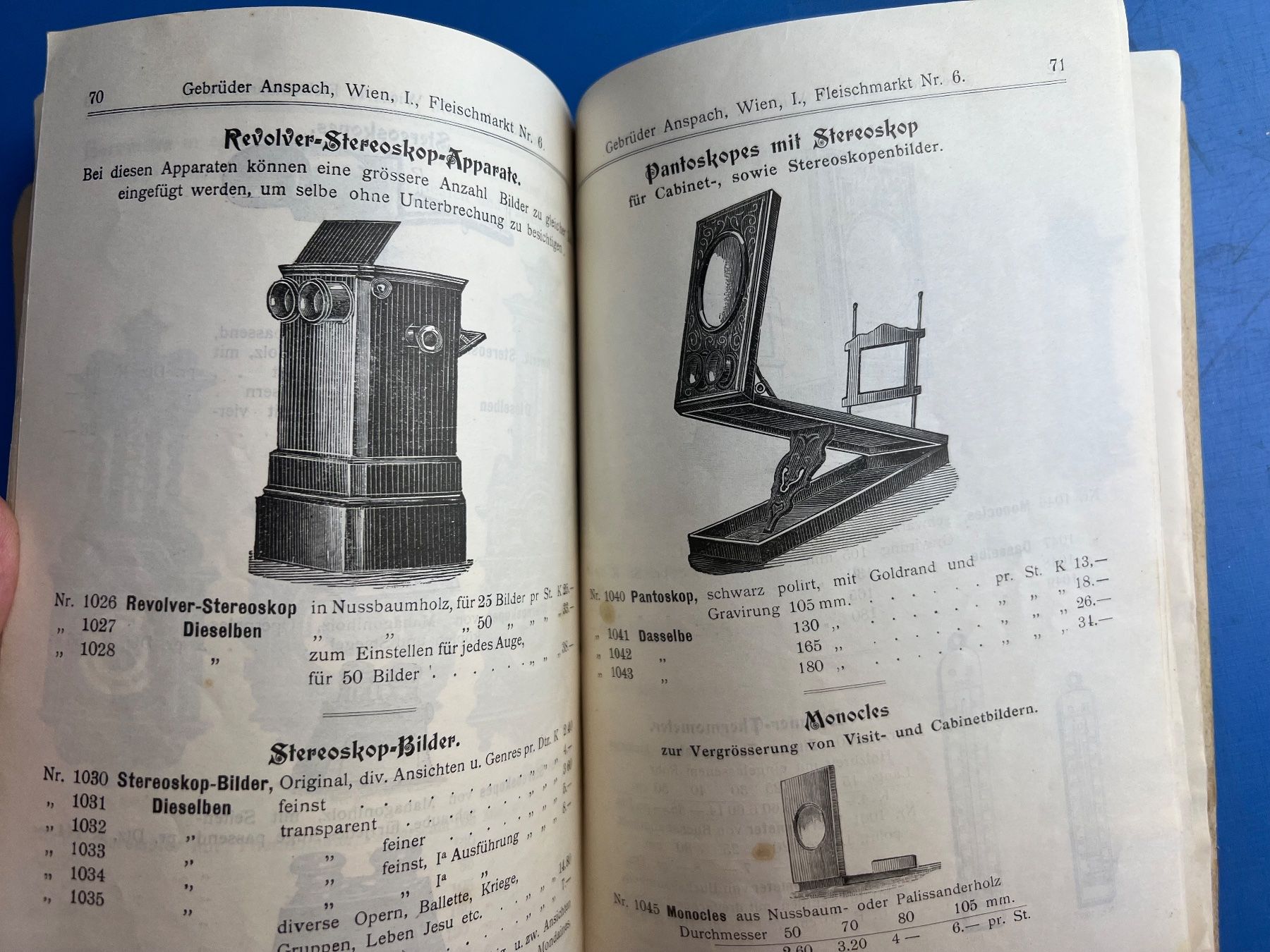 Libri: Preis Katalog Optische Waren Ansbach Wien – Usato da Unterengstringen venduto da Gustav03 2