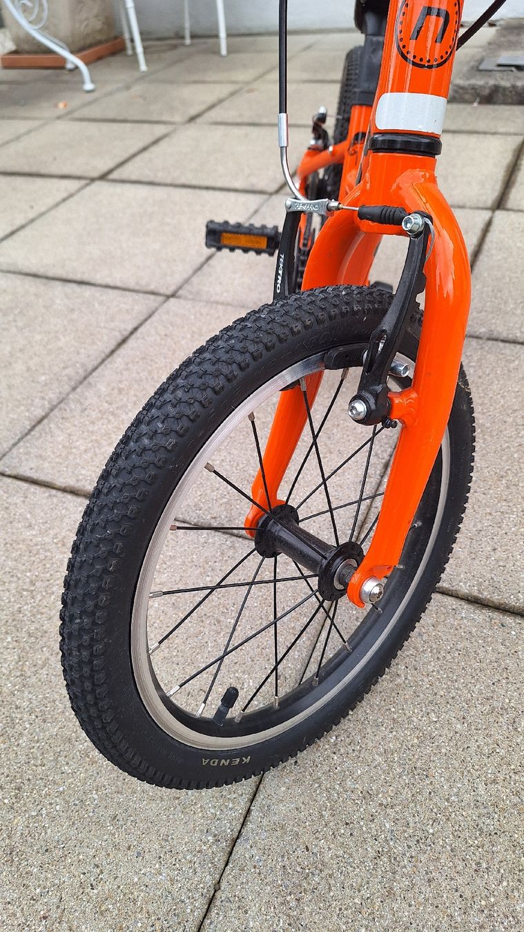 Naloo Biciclette: Naloo 16 Zoll, orange – Usato da Zug venduto da peru01 1