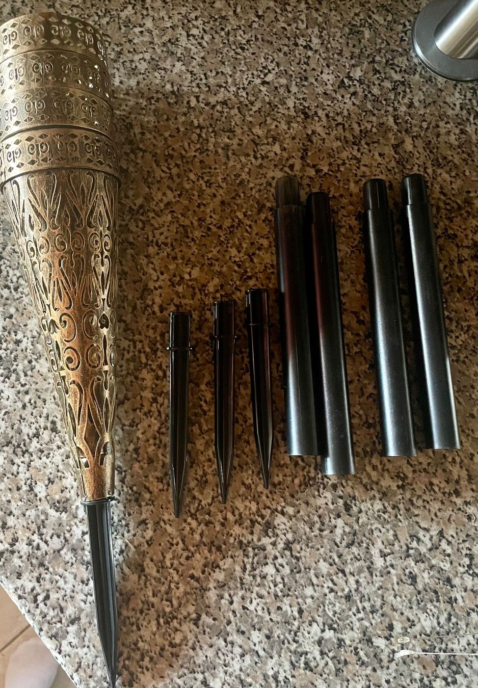 Lanterne: 4x Solar Gartenlampen Orientalisch – Nuovo (secondo la descrizione) da Zuzwil BE venduto da raya00 3