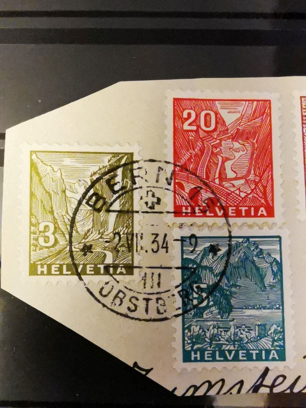 Tutti i francobolli: 194-200 (1500.-) ET – Usato da Wangen venduto da Abartix 1