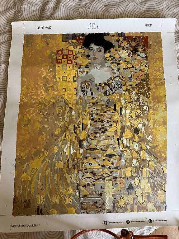 Foto & Immagini: Bild auf Leinwand nachgemalt nach "Gustav Klimt" – Usato da Bern venduto da iksworbmod 1