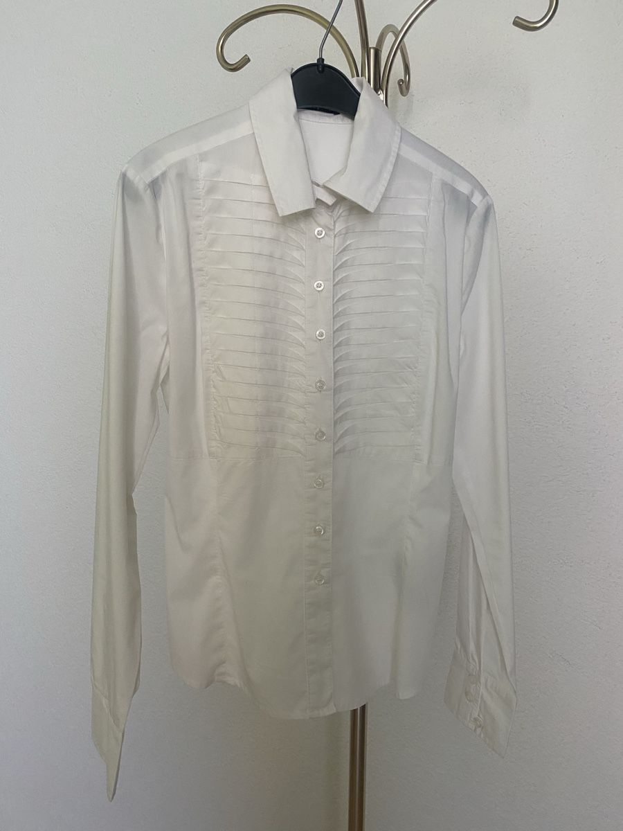 Comma Camicette: Bluse comma weiss Grösse 36 langarm – Usato da Schneisingen venduto da bea_9lqd