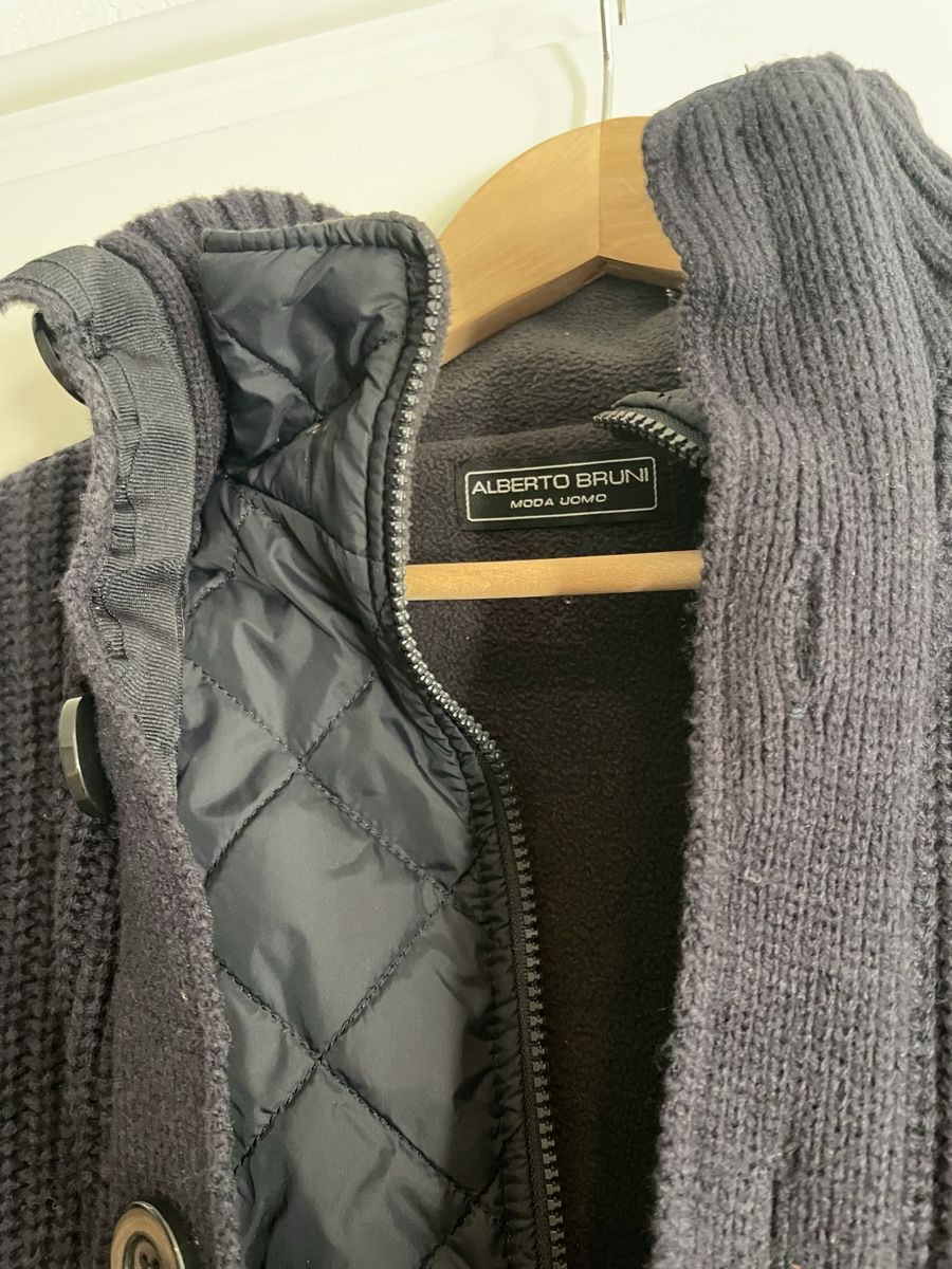 Giacche: Alberto Bruni Men's Knitted Winter Jacket L – Usato da Waedenswil venduto da Paps04 1