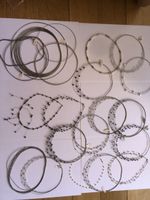 Edelstahlcollier/ Edelstahlsaiten mit echten Perlen