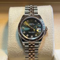 Rolex Lady-Datejust Green Dial & Diamonds 2019 Full Set 2791