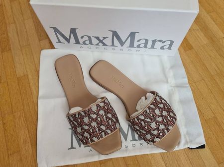 Max Mara Sandalen Slides Pantoletten Gr. 36
