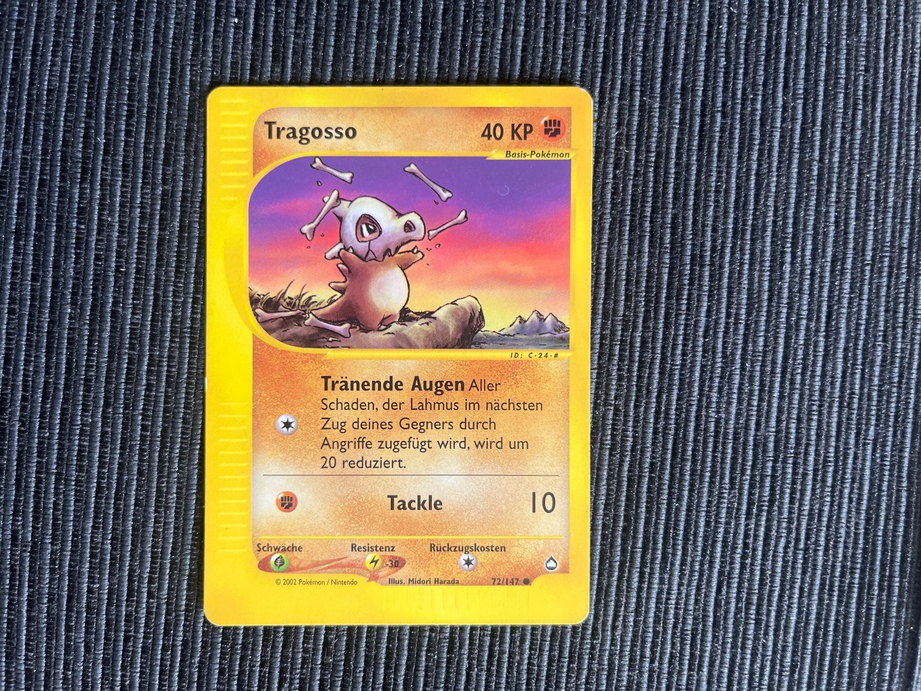 Pokémon Sammelbilder & Trading cards: Pokemon Tragosso Aquapolis deutsch – Gebraucht aus Wabern von Collectfun