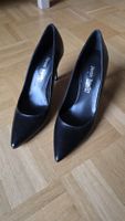 Souliers escarpins cuir noir Jean Rodin T39 