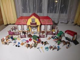 Playmobil Reiterhof / Pferdehof mit ganz viel Zubehör