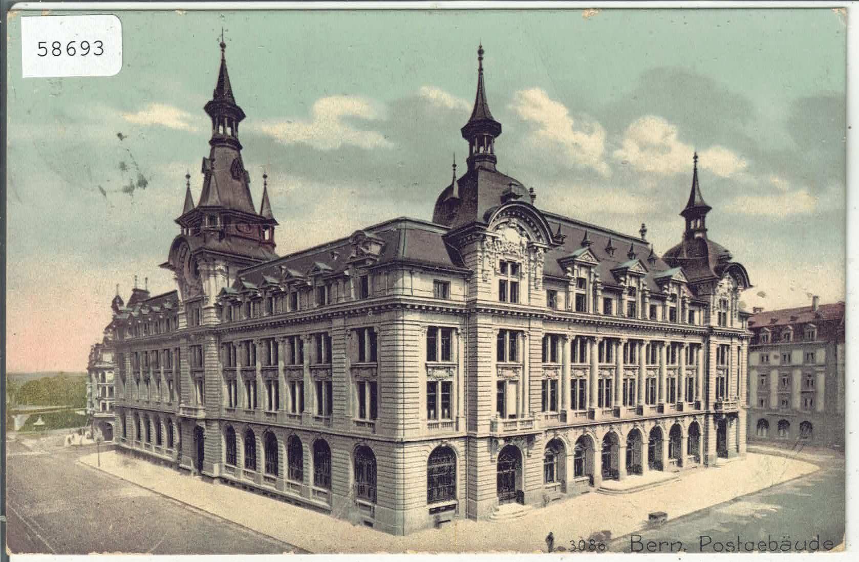 Cartoline postali: Bern - Postgebäude - Litho – Usato da Ettingen venduto da Kartenplanet
