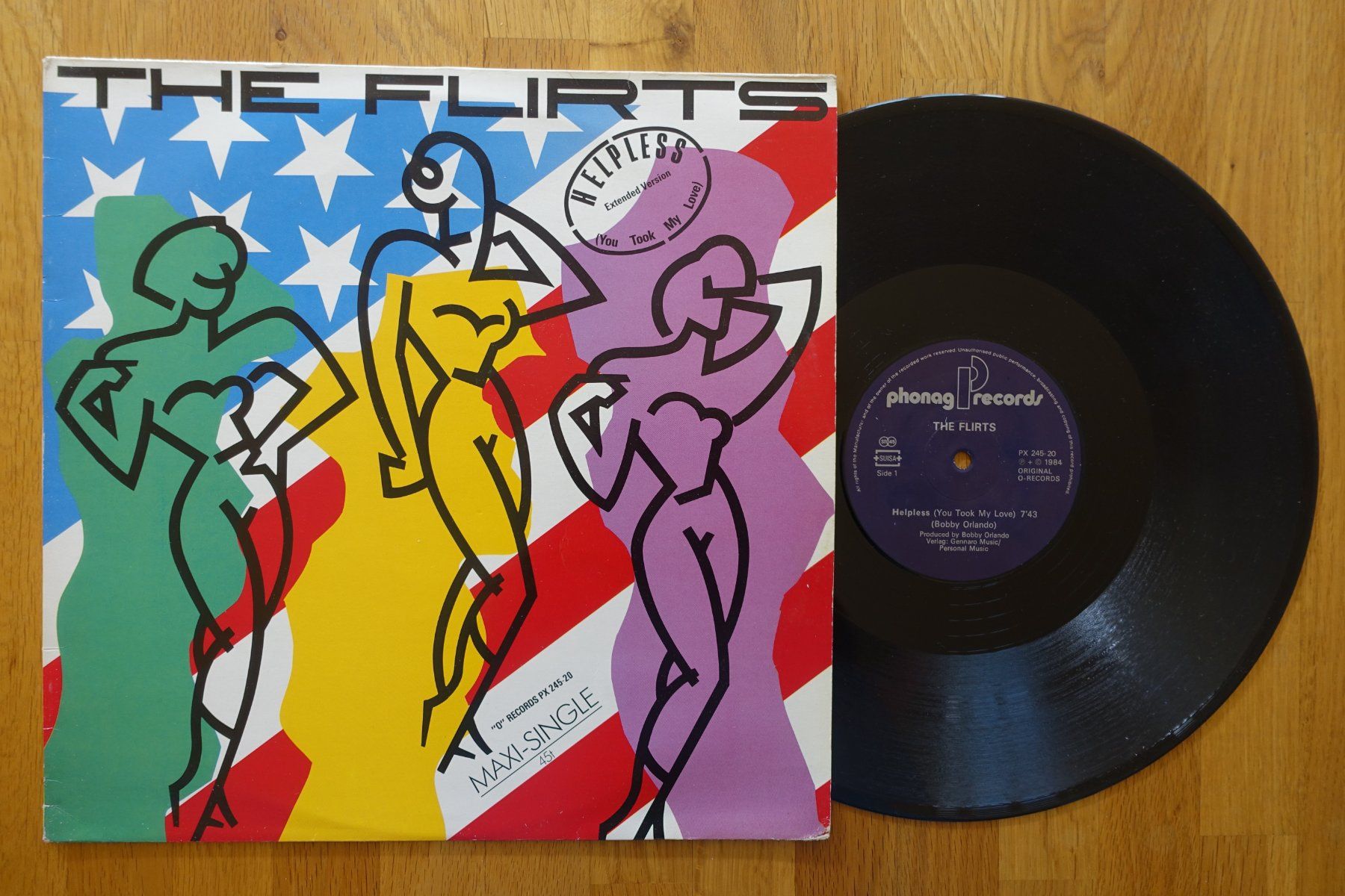 The Flirts Helpless (You Took My Love) MAXI T12 (Gebraucht) in