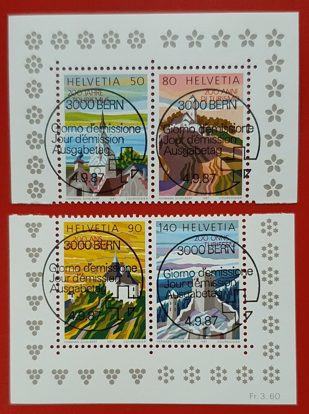 Tous les timbres: 1987 - Blockausschnitte ET- Vollstempel – D'occasion à Kreuzlingen par Rschweiz1