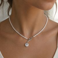 Baby Süsswasser Perlen & Swarovski Halskette Collier 42 cm
