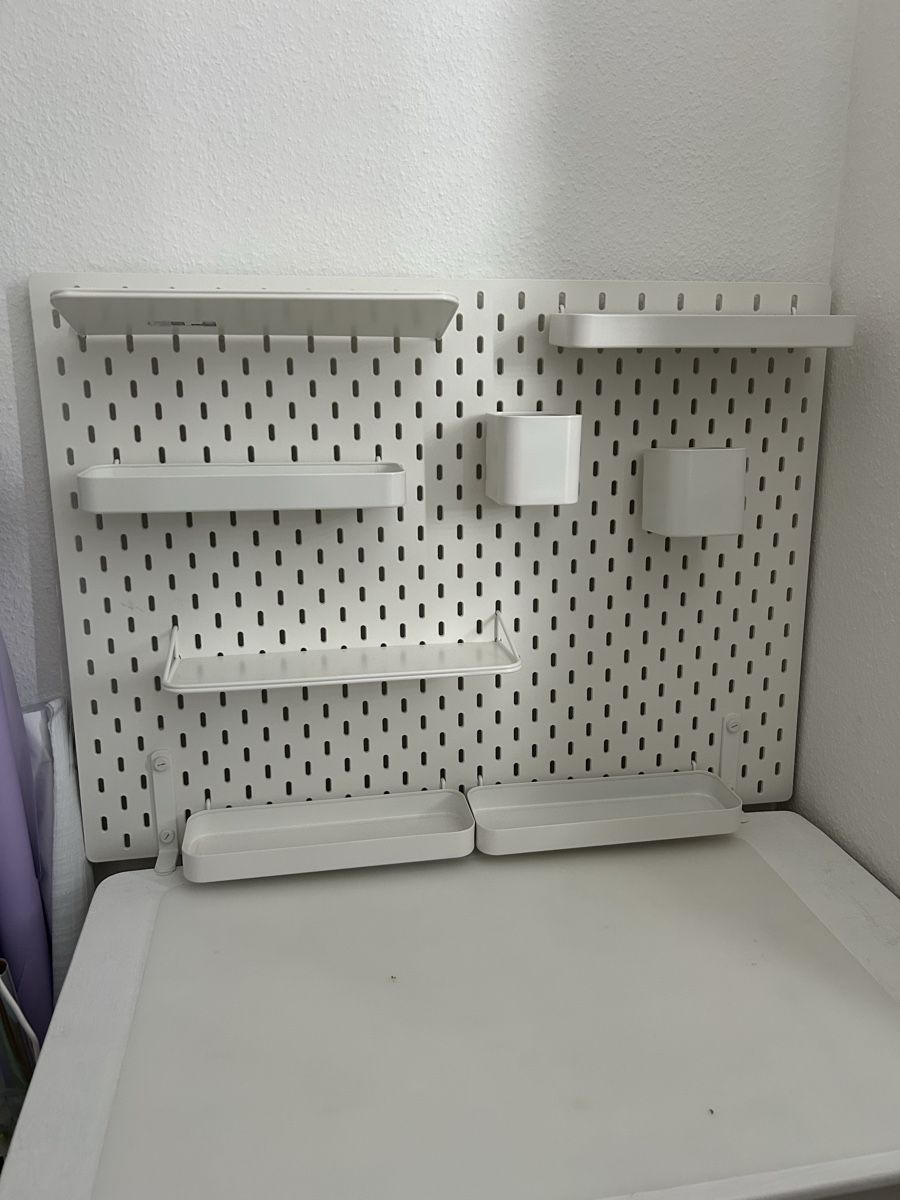 Ikea Plateaux: Ikea Lochplatte Skadis weiss 56x75vm – D'occasion à Lenzburg par Shyra1