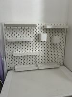 Ikea Lochplatte Skadis weiss 56x75vm