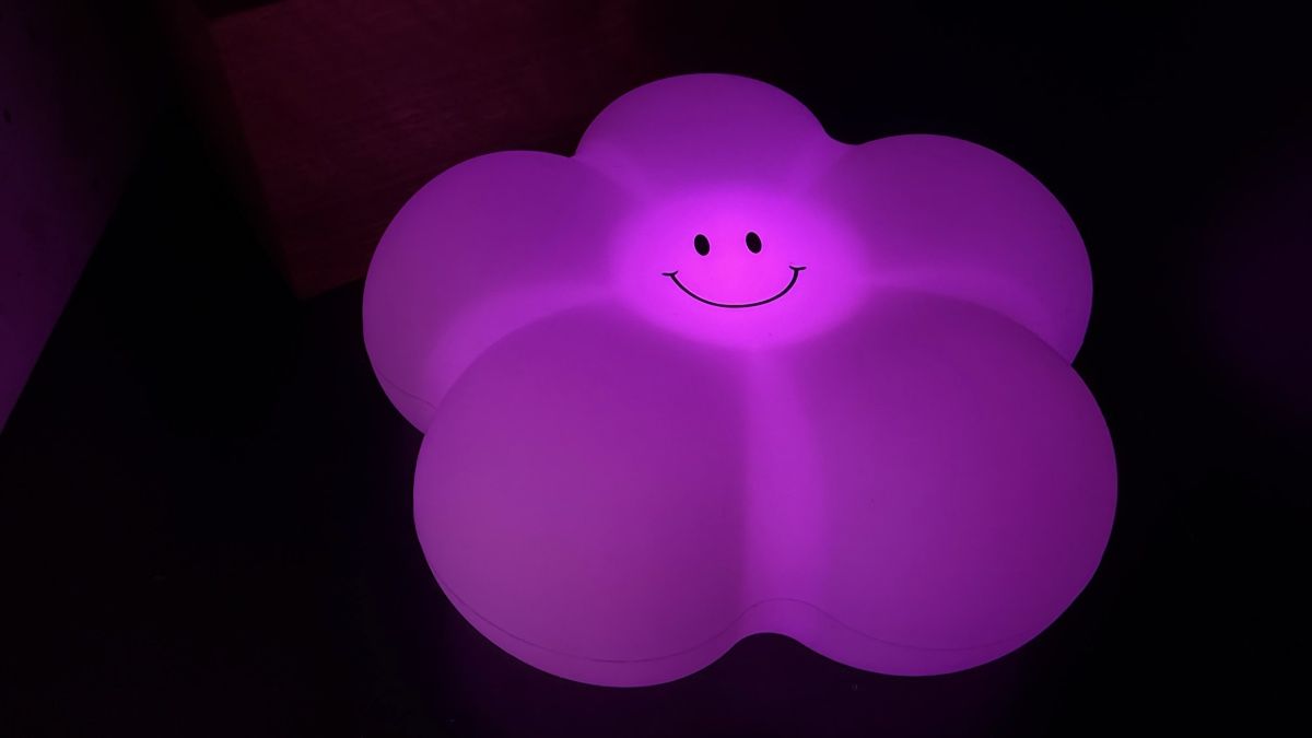 Lampade: Wolken-/Blumen-Nachtlicht mit Smileygesicht – Usato da Visperterminen venduto da chribib 4