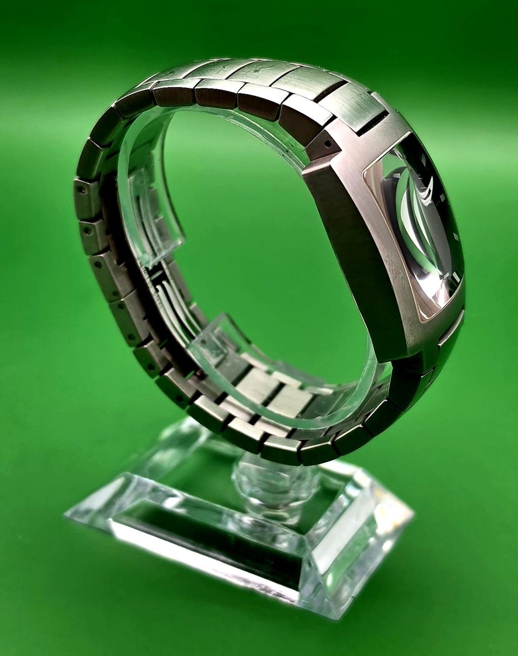 Longines Orologi: LONGINES OPOSITION SQUARE CHRONOGRAPH DATE ALL STAINLESS STE – Usato da Neftenbach venduto da Taschen-Uhren 7