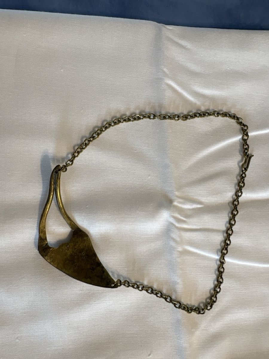Catenine: Halskette mit Vogelmotiv bronzefarben modeschmuck – Usato da Thun venduto da Gitarre-1 4