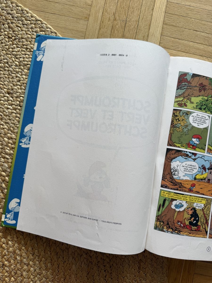 BD: BD Les Schtroumpfs Vert et vert – D'occasion à Fully par jen_x665 3