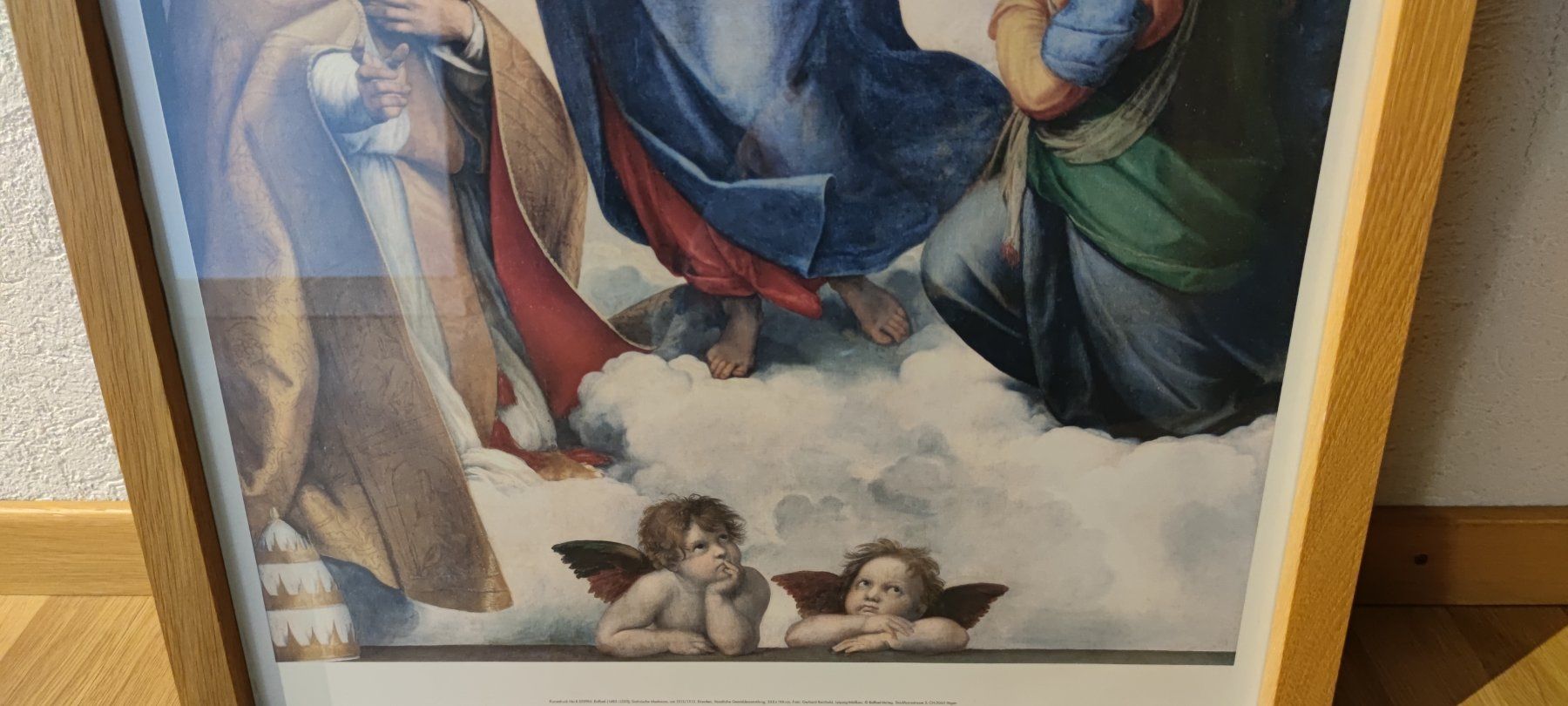 Foto & Immagini: Kunstdruck "Sixtinische Madonna" mit Rahmen – Usato da St. Gallen venduto da Sebastian_Gibas 1