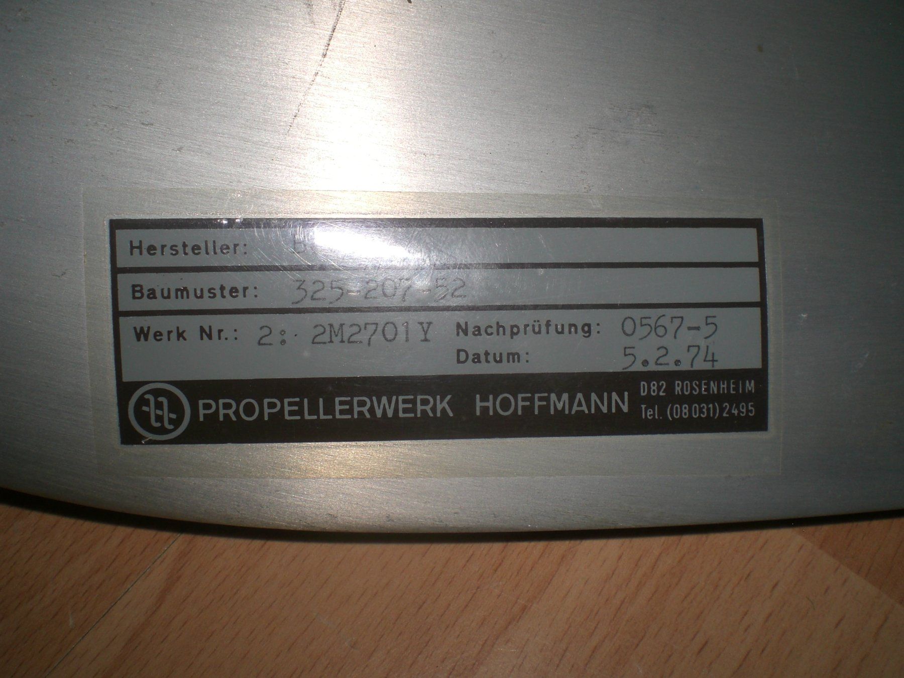 Messen: Propeller-Blatt Beech-MQM-61 Cardinal Drohne – Gebraucht aus Grellingen von Neuron67 1