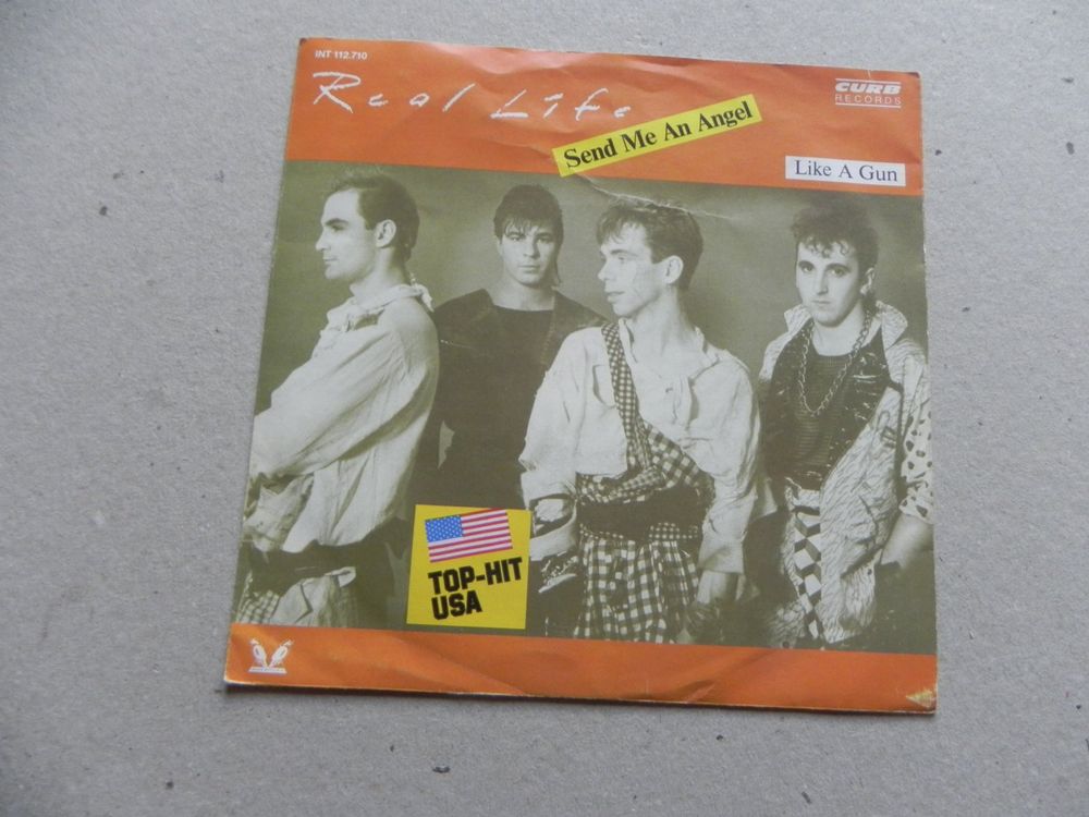 Single New Wave Synth Pop Band Real Life 1983 Send me Angel (Gebraucht ...