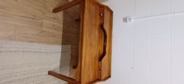 Bürotisch aus Holz mit zwei Schubladen gebrauchter Zustand