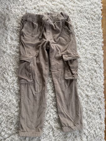 Cargo-Manchesterhose braun gefüttert Gr. 140