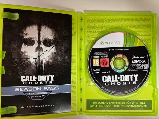 Jeux: XBOX360 CALL OF DUTY: GHOSTS – D'occasion à Oberönz par Killu 2