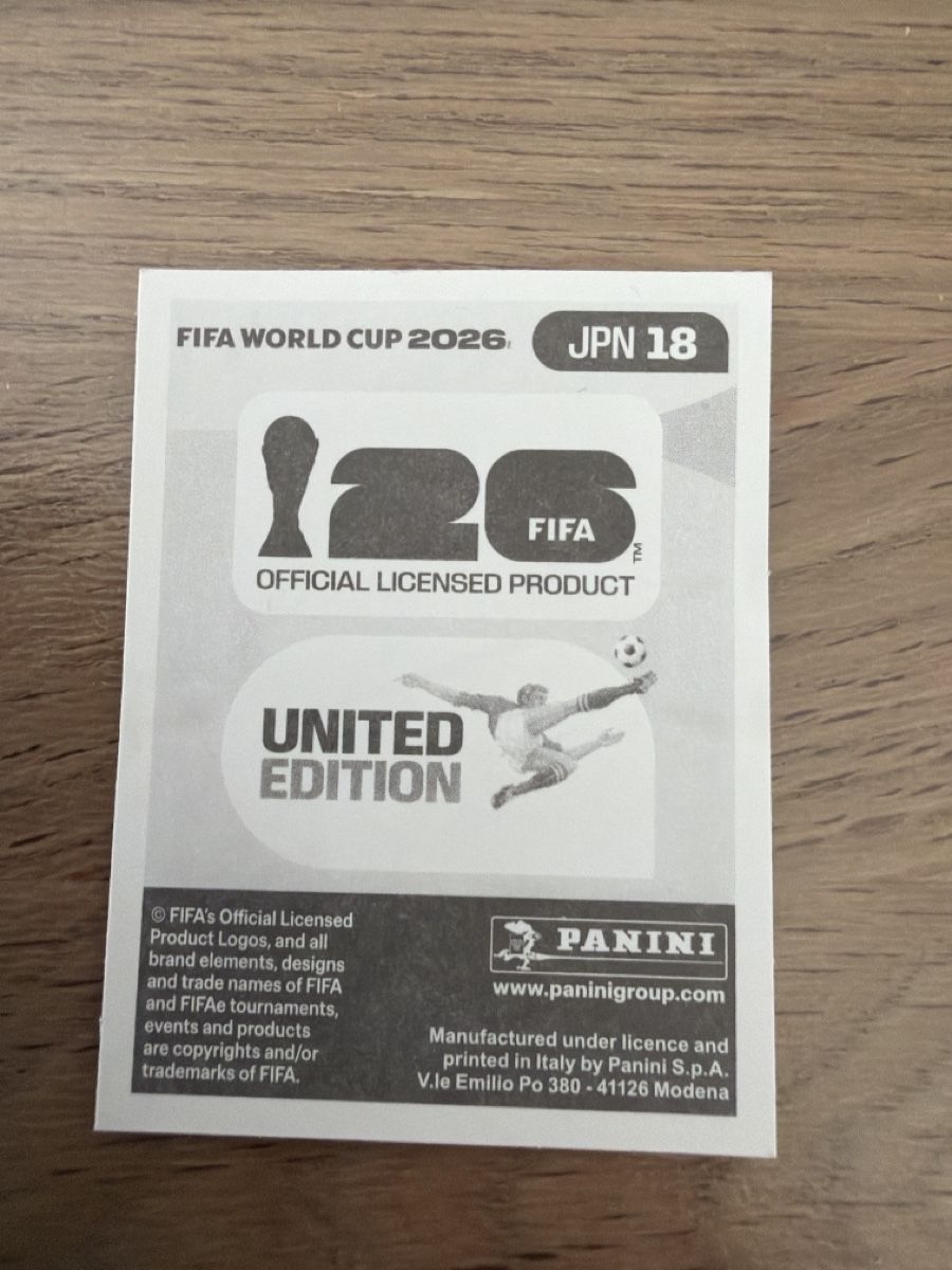 Panini Carte collezionabili: FIFA World Cup 2026 Sticker JUNYA ITO JPN 18 – Nuovo (secondo la descrizione) da Therwil venduto da Juliahengaetnee 1