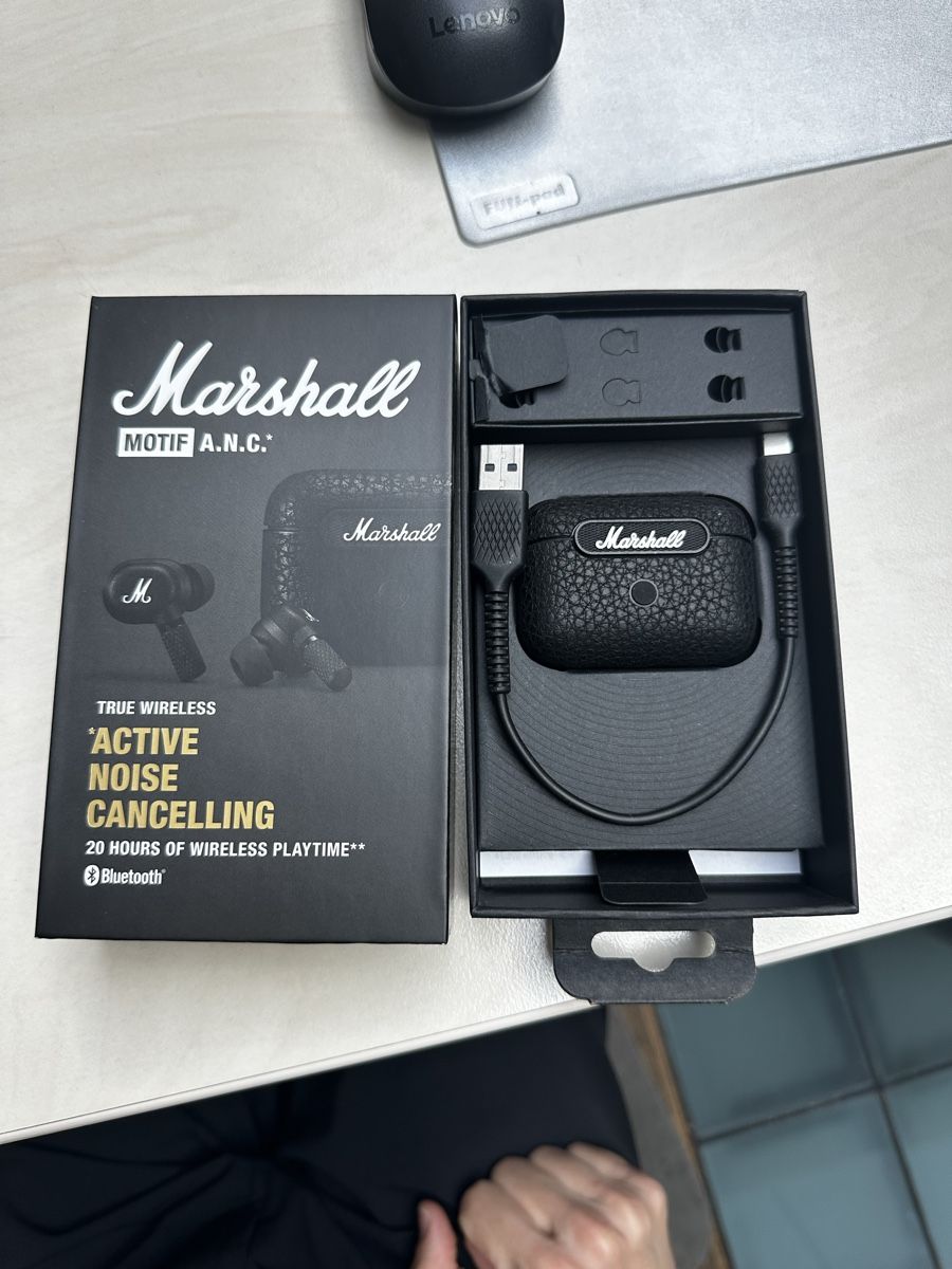 Marshall Cuffie: Marshall Motif ANC true wireless – Usato da Carouge GE venduto da cytoplan