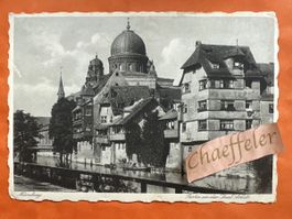 1929 Nürnburg Hotel Känigshof mit Stempel und Marke