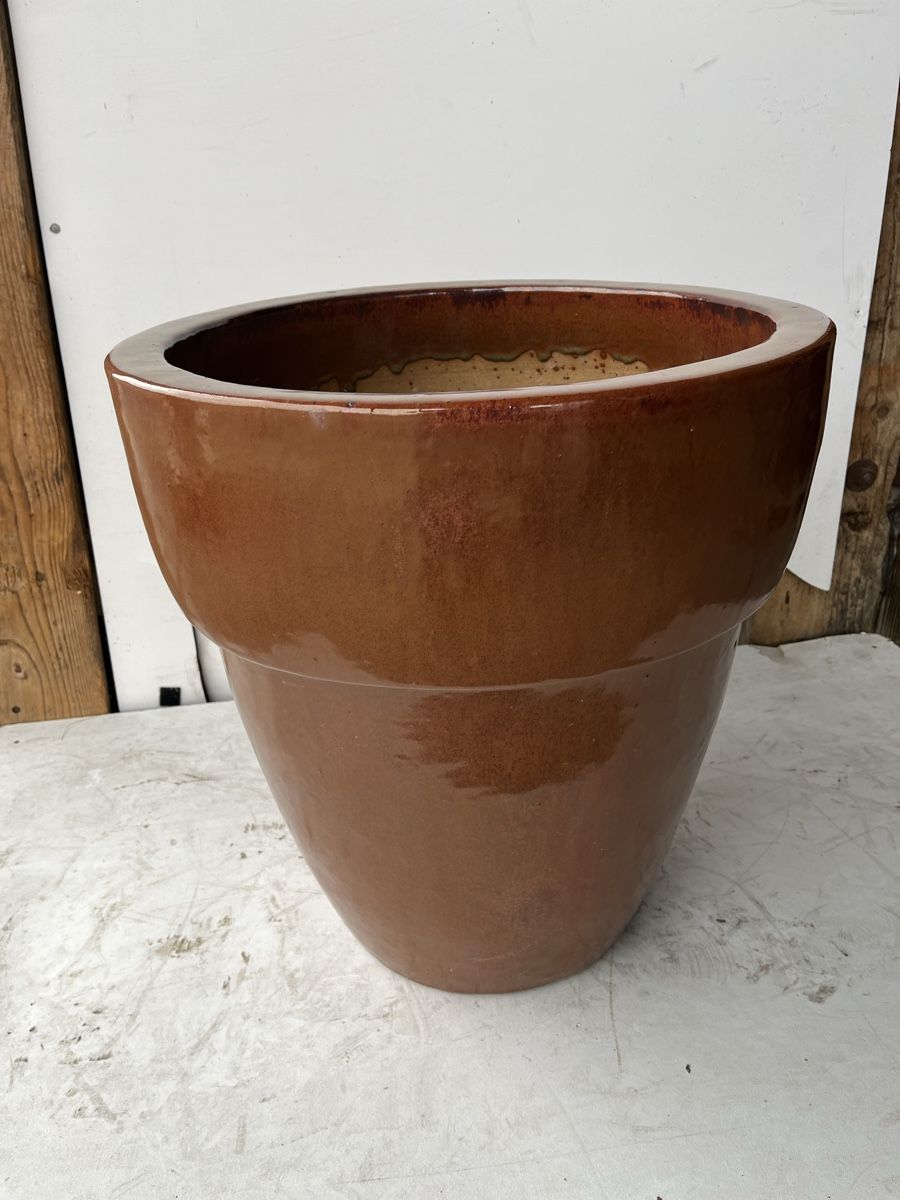Blumentöpfe: grosser Gartentopf / Keramik / Kupferrot – Neu (gemäss Beschreibung) aus Wetzikon ZH von seli03 1