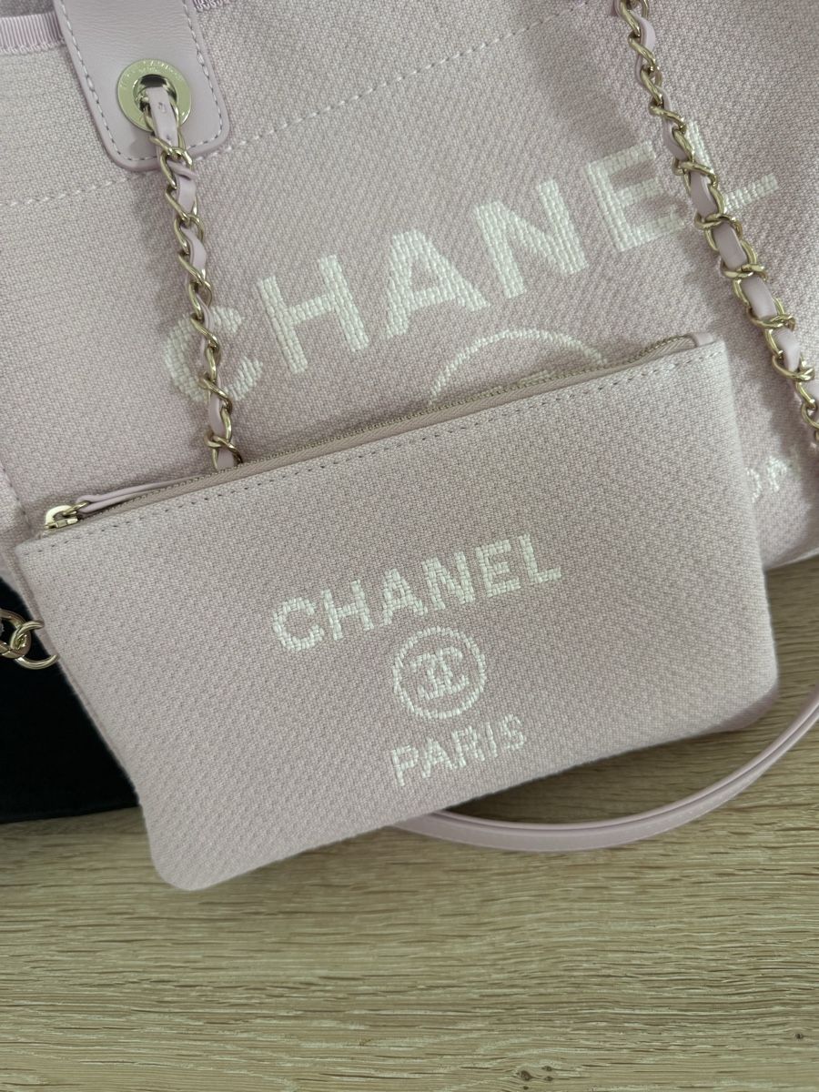 Chanel Borse da donna: Chanel Deauville Bag Rosa mit Pouch – Nuovo (secondo la descrizione) da Olsberg venduto da Luxury_Items 5