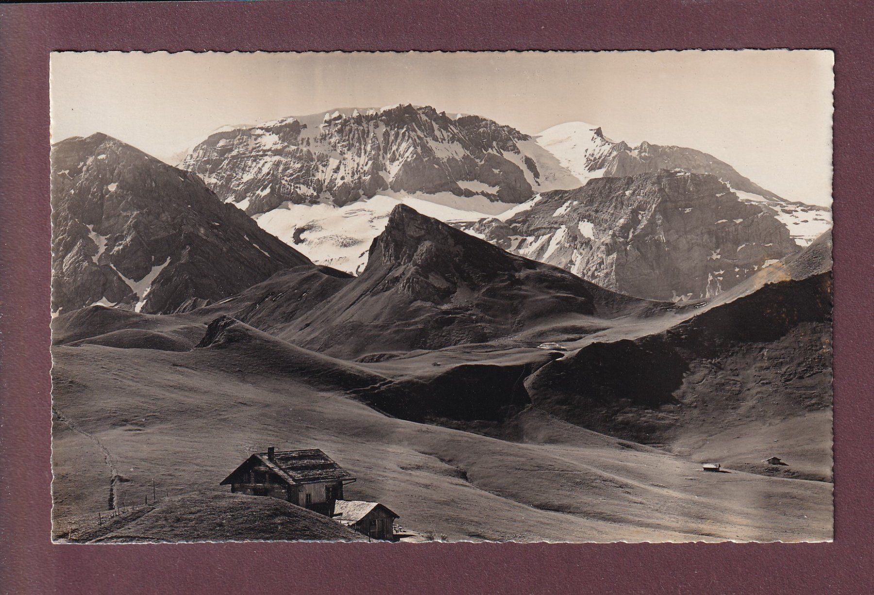 Cartoline postali: HAHNENMOOSPASS Adelboden-Lenk - E. Gyger – Usato da Pully venduto da nicecards