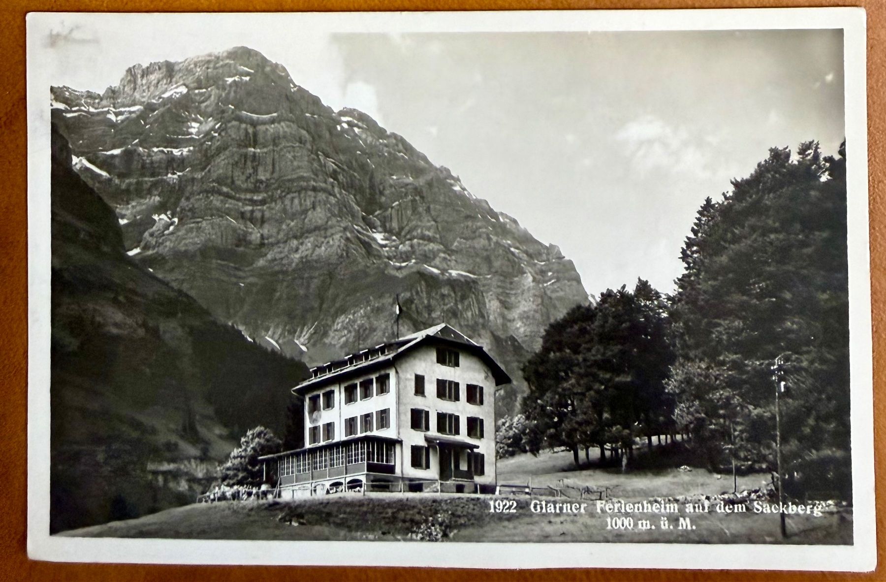 Ansichtskarten: Glarus - Ferienheim Sackberg - 1949 – Gebraucht aus Lutry von Ediego
