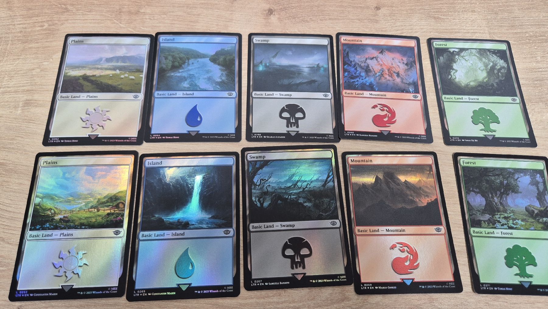 Magic The Gathering Sammelbilder & Trading cards: MTG Magic The Gathering: Lord of the Rings Basic Mana FOIL – Neu (gemäss Beschreibung) aus Küsnacht ZH von Canada-2012