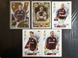 TOPPS - Match Attax 25-26 / Aston Villa 5x Karten ⚽️