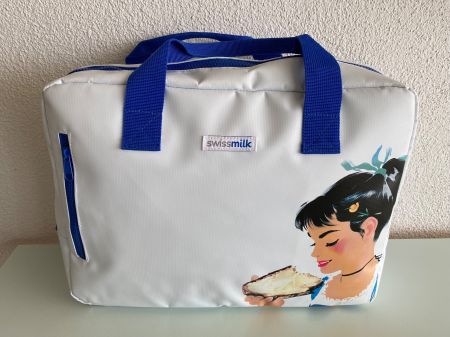 Trendige Laptop Tasche mit "Buttermeitli"-Motiv