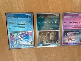 Pokemon Karten: Aquana, Nachtara, Feelinara neuwertig