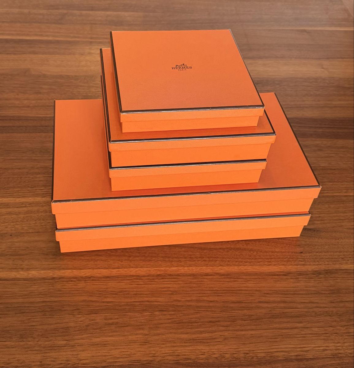 Hermès Pots: Hermes Orange Gift Boxes Set - 5 Pcs  – Neuf (Voir description) à Erlenbach ZH par topchick 4