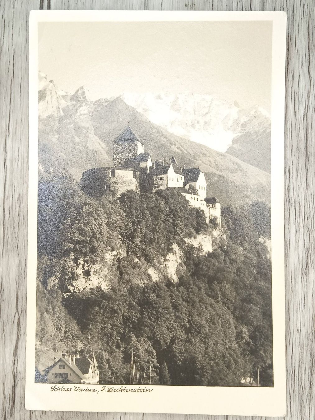 Alle Briefmarken: TR65 Carte Postale + Timbre Liechtenstein 1937 – Gebraucht aus Cousset von Patrick_Collections 1