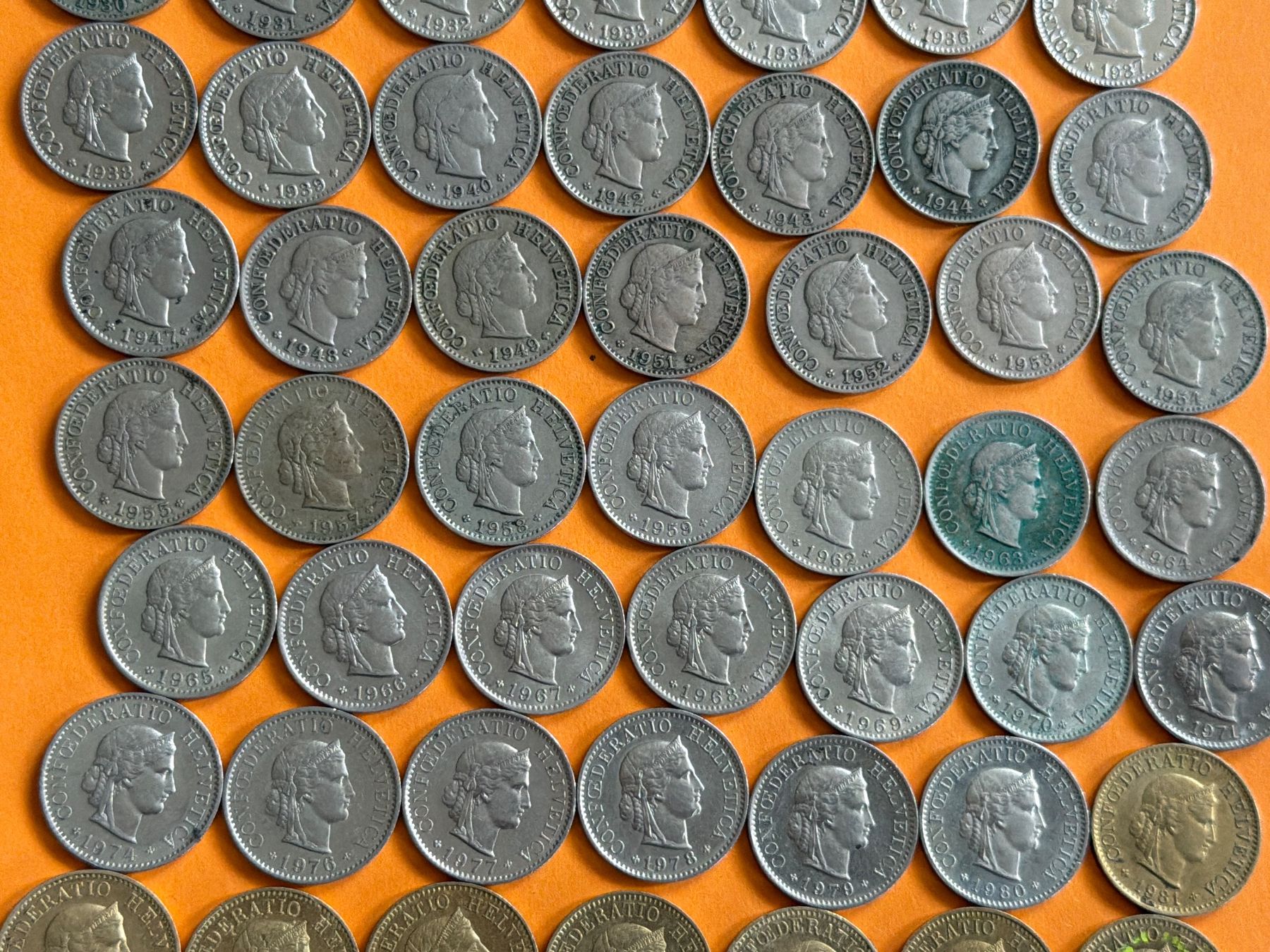 Alle Münzen: 5 Rappen Lot – Gebraucht aus Hittnau von Pat_yl7f 2