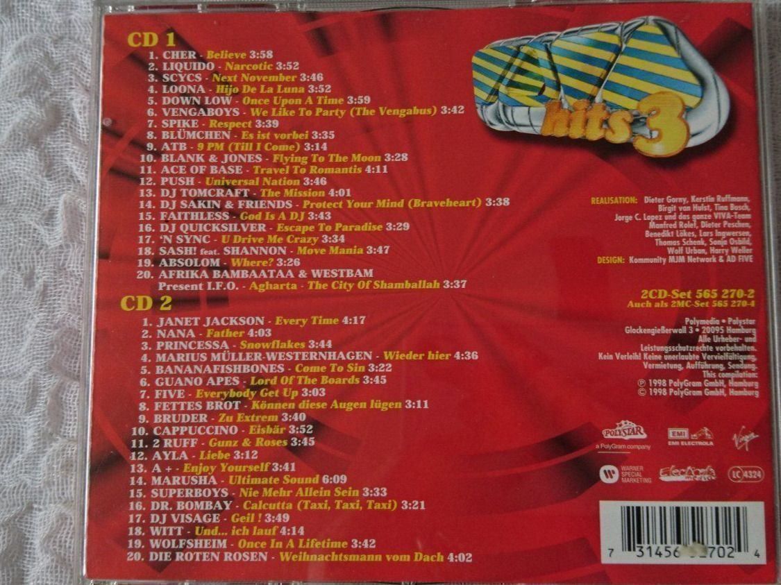 CD: 40 Megahits VIVA hits 3 / Doppel-CD – Usato da Luzern venduto da Einh0rn 1