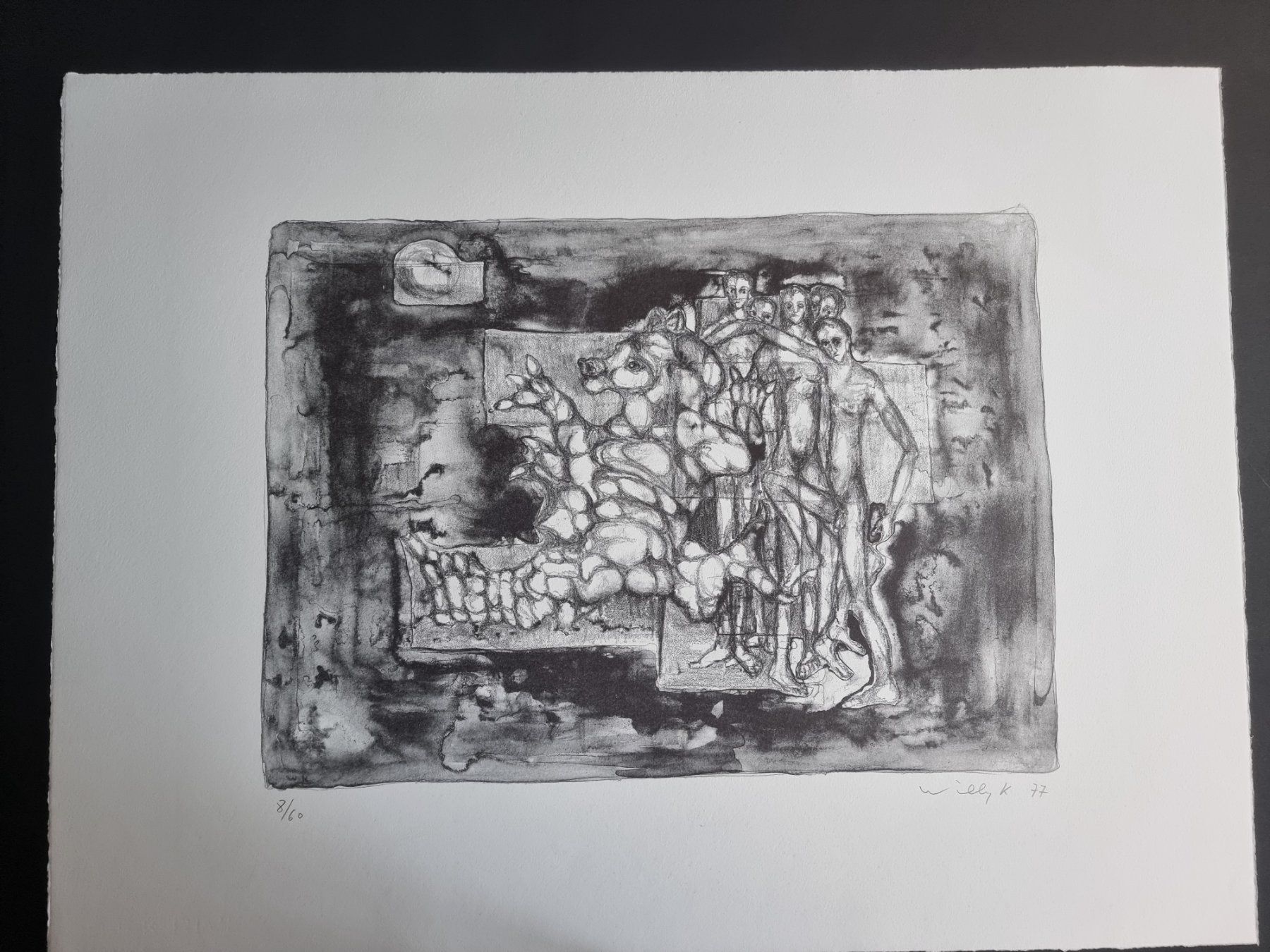 Grafica & Litografie: WILLY KAUFMANN LITHOGRAPHIE SIGNIERT NUMMERIERT – Usato da Gersau venduto da kunst-online