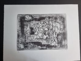 WILLY KAUFMANN LITHOGRAPHIE SIGNIERT NUMMERIERT