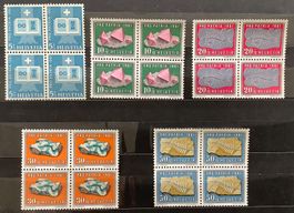 Pro Patria 1961 / Mineralien Viererblock  **