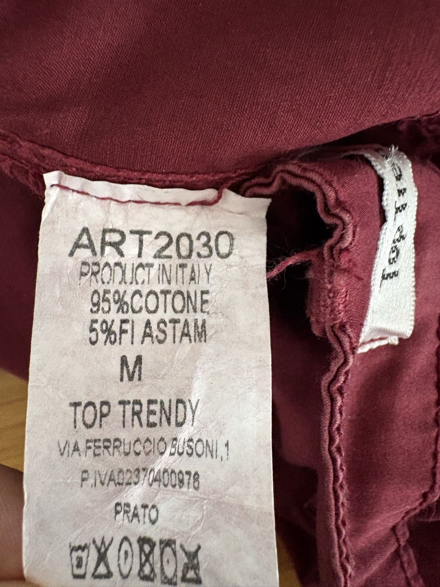 Jeans: Pantaloni bordeaux taglia M usati – Gebraucht aus S. Antonino von LIKA91 1