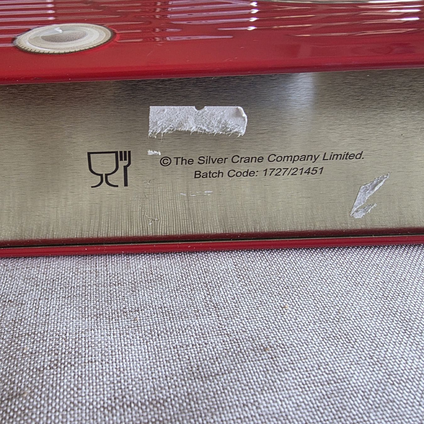 Altro in Decorazioni & Accessori: Red Radio Tin Box Handle Container Silver Crane Co Limited – Nuovo (secondo la descrizione) da Zollikofen venduto da Tamyru77 3